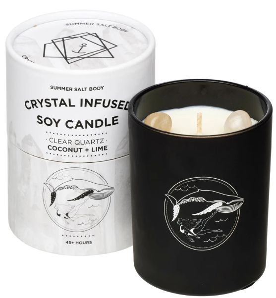 Clear Quartz x Coconut & Lime Candle